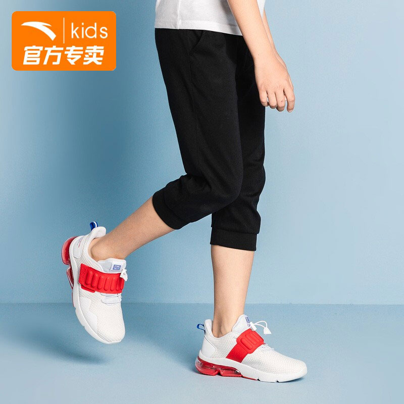 Anta trẻ em ăn mặc nam 2020 Summer New bông da Casual Quần bó sát Breathable Student Bảy Quần Shorts.