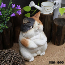 Three Cents Kitty Cute Tradition and Wind Day Ceramic Pendulum in Japanese Shin Le Burning Chest