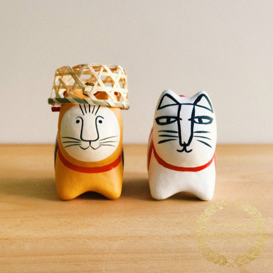 Japanese tradition and wind LL Wind will Tsuzhanzi cute paper kitty Kitty Handicraft Collection Swing small number