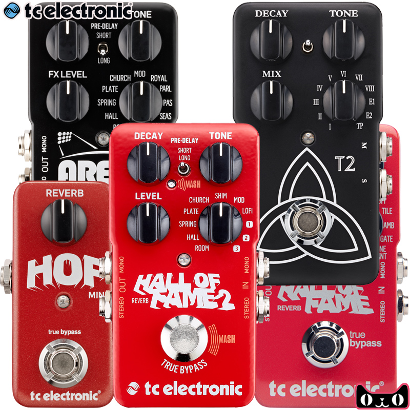 TC Electronic Hall of Fame Mini T2 Arena Mixer X4 Guitar Single Block Effect