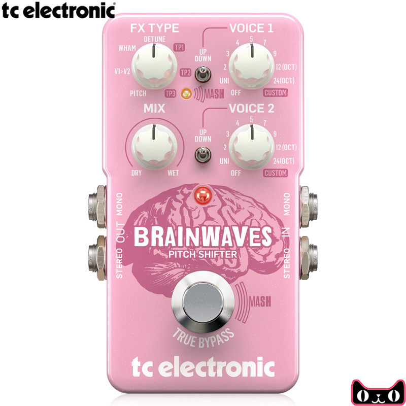 TC Electronic Brainwaves PITCH SHIFTER Polyphonic Transpose Guitar Monolithic Effector
