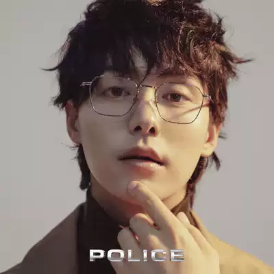 POLICE optical frame Ma Tianyu with the same trendy full frame sheet metal frame VPL882K to send anti-blue light lenses