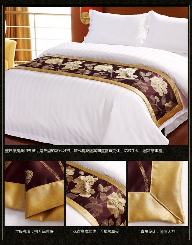 Khách sạn giường ngủ khách sạn cao cấp khách sạn giường ngủ khăn giường cờ đuôi giường đệm giường bảng cờ ga trải giường