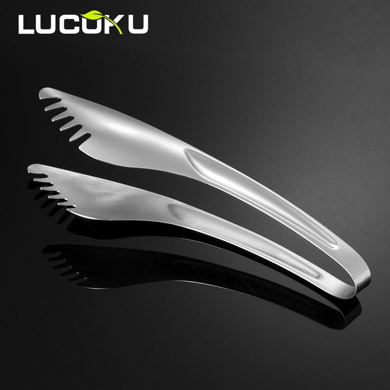 Buffet 304 Stainless Steel Food Clip Kitchenette Home Frying Steak Barbecue Grilled Meat Dish Clip Food Bread Clip