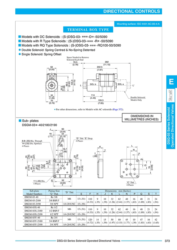 ky hieu van thuy luc Van thủy lực dòng FTH Yuci Yuyan DSG-01-3C2/2B2/3C4/A220/CG24 van định hướng điện từ van điều hướng thủy lực van đảo chiều thủy lực