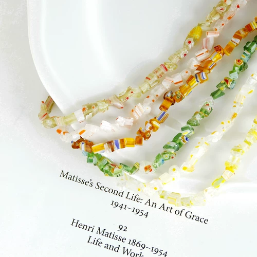 Брендовые ретро стеклянные бусины, серьги, аксессуар, аксессуары, ожерелье