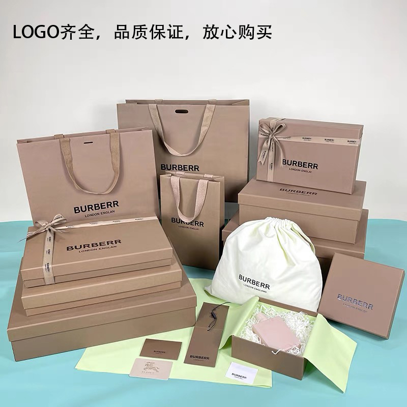 Burber Gift Bag, Perfume, Windbreaker, Scarf, Packaging Paper Box, Bag, Packaging Belt, Handbag, Dustproof