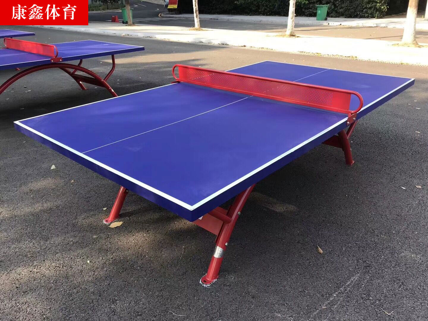 Outdoor table tennis table table Outdoor table table tennis table Standard match table tennis school sun protection SMC table tennis case