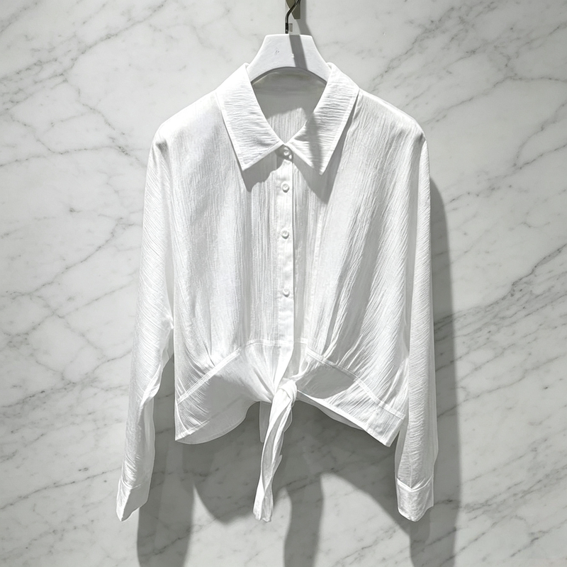 Same Style as in the Mall, 2026 Spring New Fashion Versatile Casual Loose Slimming Shirt for Women 4121171