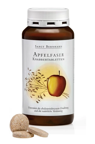 Готово на складе, немецкие жевательные таблетки Sanct Oatmeal Apple с пищевыми волокнами, фрукты и овощи от запоров, 75 таблеток