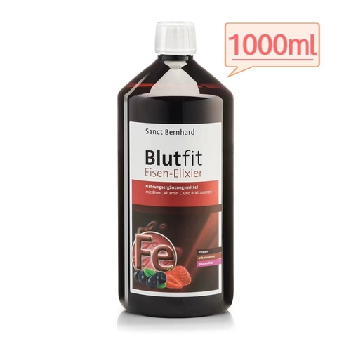 Оригинальная пищевая добавка с железом, Германия, фруктовый вкус, 1000 мл