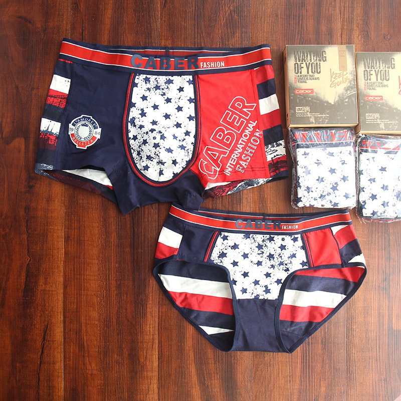 Caber Caberly underwear modal couple underwear men's boxer female triangle men's and women's underwear 1105 2205