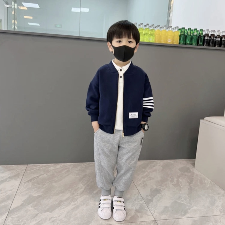 Boys' Spring Casual Jacket 2026 New Stylish Spring and Autumn Children's Sportswear Fashionable Baseball Jacket Children's Clothing