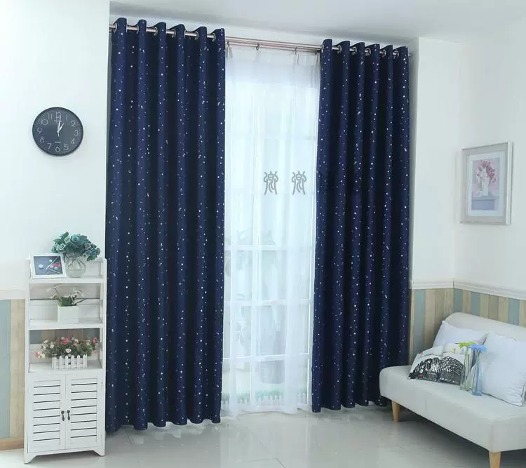 Hoàn thành sản phẩm che nắng đầy đủ cách nhiệt bóng râm phòng khách phòng ngủ ban công cửa sổ bay tự dính Velcro móc rèm đục lỗ - Phụ kiện rèm cửa