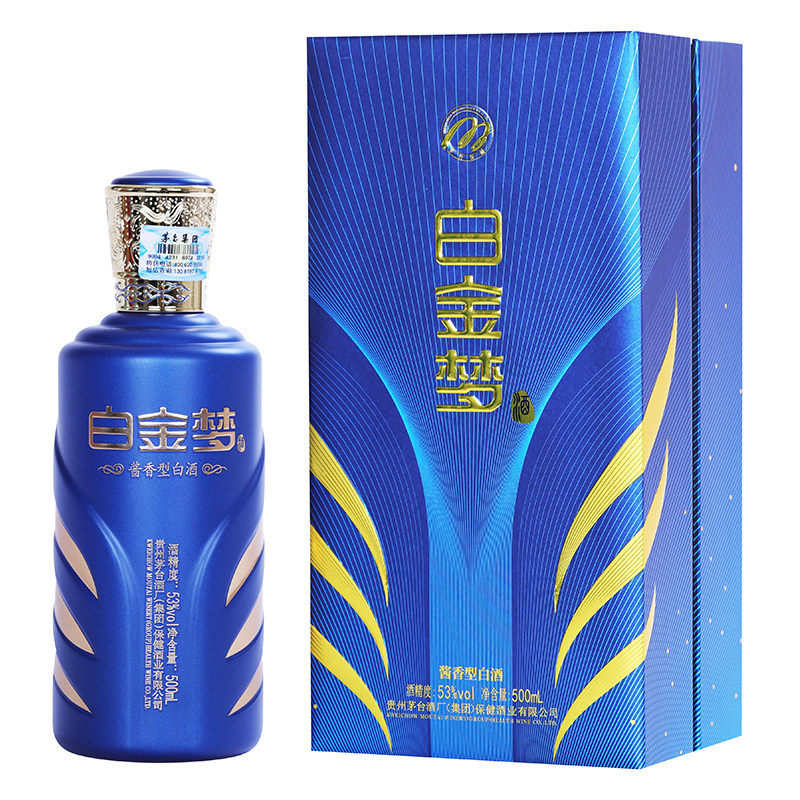 贵州白金酒酱香型白酒53度白金梦酒纯粮酿造500ml整箱装评价- 淘宝网