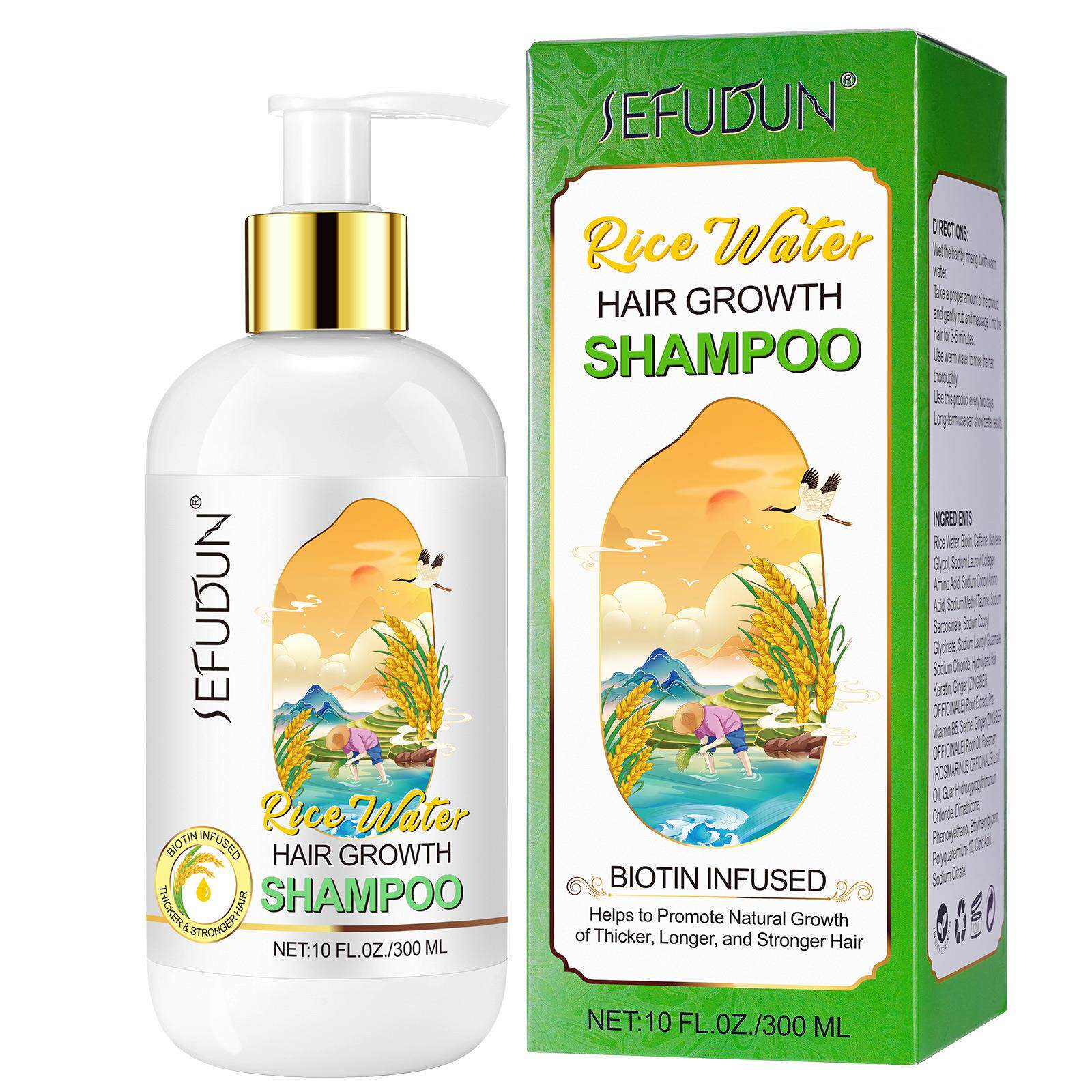 товар из китая rice water shampoo conditioner hair growth shampoo condition