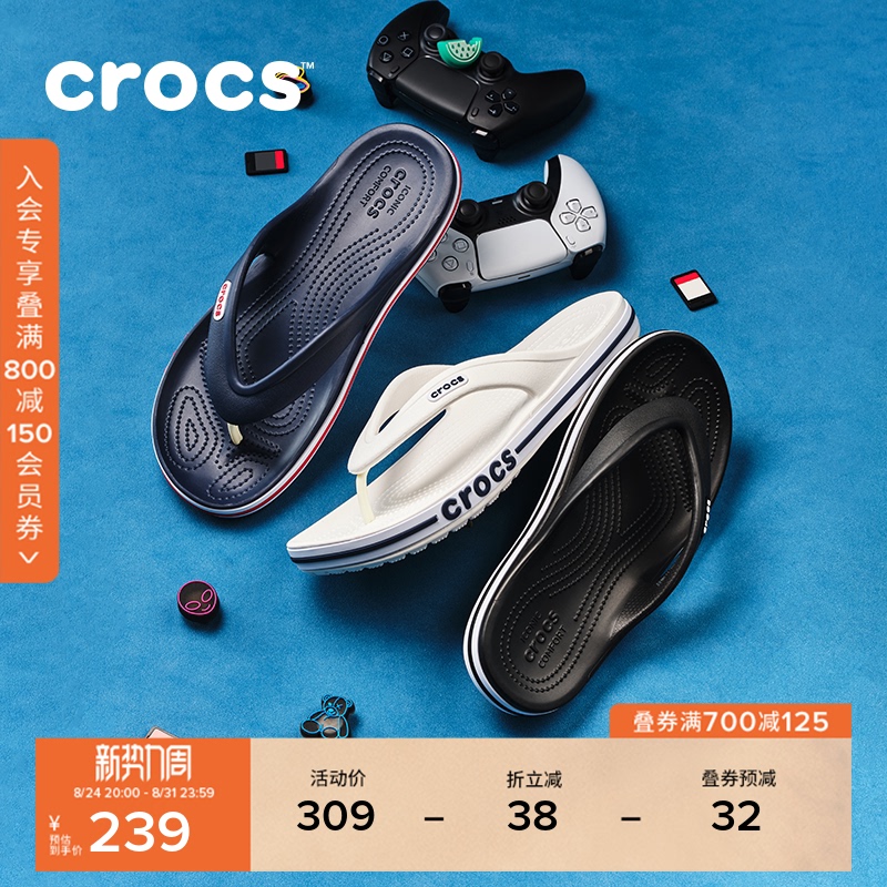 Crocs Flip-Flops, Crocs Baya Men's and Women's Outdoor Casual Flip-Flops | 205393