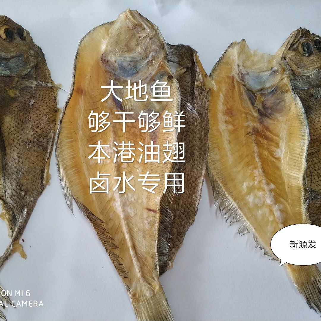 Longjiang pig's feet braised water special 500g dried earth fish (iron preserved fish) Oil wing soup fresh flavor seasoning