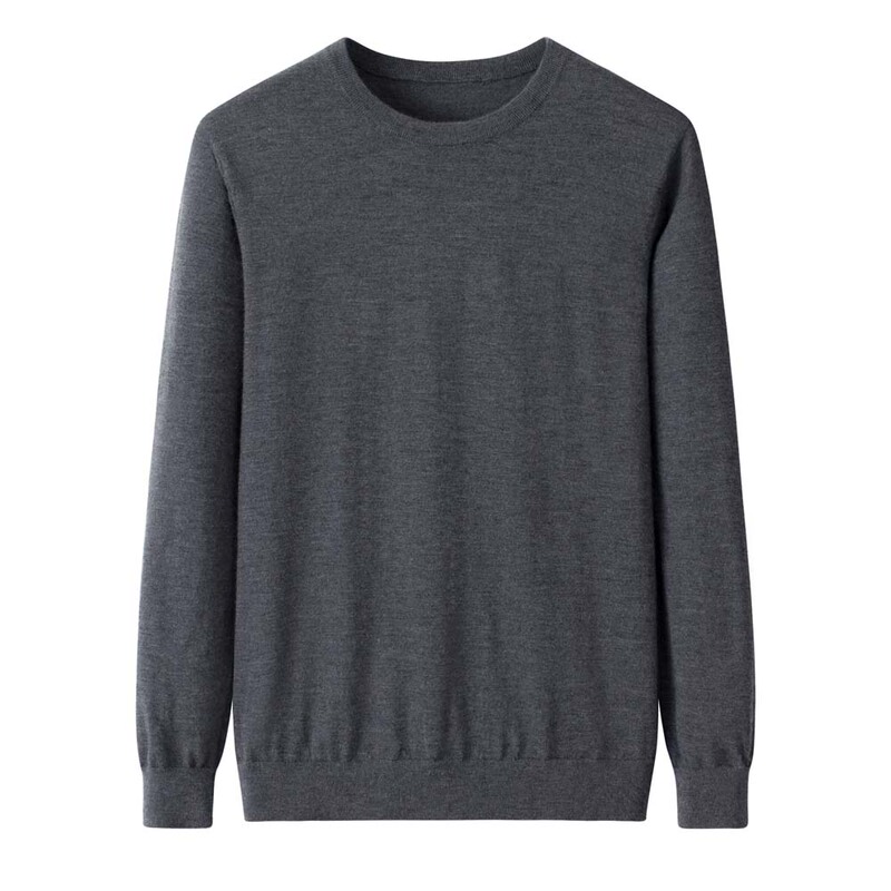100% Fine-Spun Cashmere Sweater for Men, Spring and Autumn Base Layer Pullover, Slim Fit, 68-Count Knit, Round Neck, Close-Fitting Inner Wear 100% Fine-Spun Cashmere Sweater for Men, Spring and Autumn Base Layer Pullover, Slim Fit, 68-Count Knit, Round Neck, Close-Fitting Inner Wear