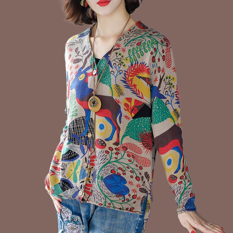 Fat mm large size women's clothing 2020 new autumn knitting sweater woman spring and autumn thin sweater coat women's sweater