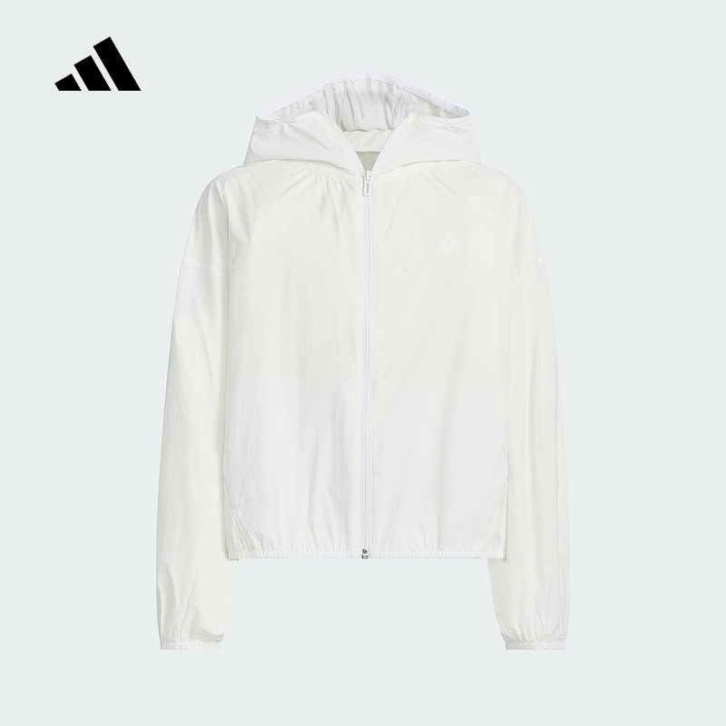 Adidas Adidas Official Sports 2025 Summer Hooded Jacket for Girls Jl7540