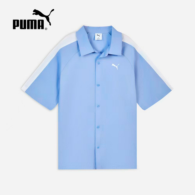 Puma Summer New Men's and Women's T-Shirts Classic Casual Sports Loose Breathable Short-Sleeved Shirts 638459-60 Puma Summer New Men's and Women's T-Shirts Classic Casual Sports Loose Breathable Short-Sleeved Shirts 638459-60