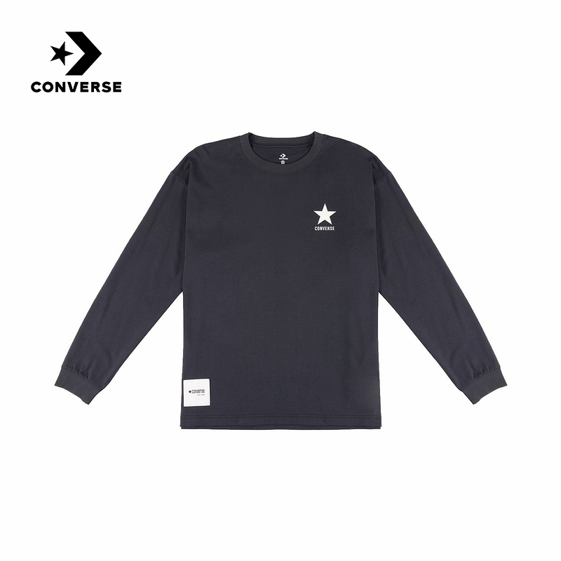 Converse | (New Style) 2026 Autumn Unisex Long-Sleeved T-Shirt Uck060-Gda Converse | (New Style) 2026 Autumn Unisex Long-Sleeved T-Shirt Uck060-Gda