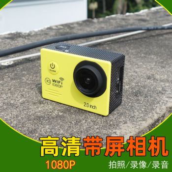 HD Action Camera with Display Cycling Camera DV Camera 1080P 4K ທາງເລືອກ Waterproof