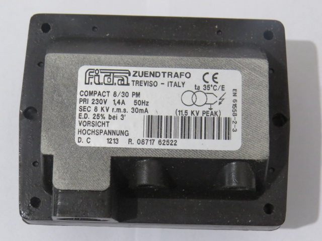 COMPACT 8 30 PM FIDA 8KV ignition transformer high-pressure bag