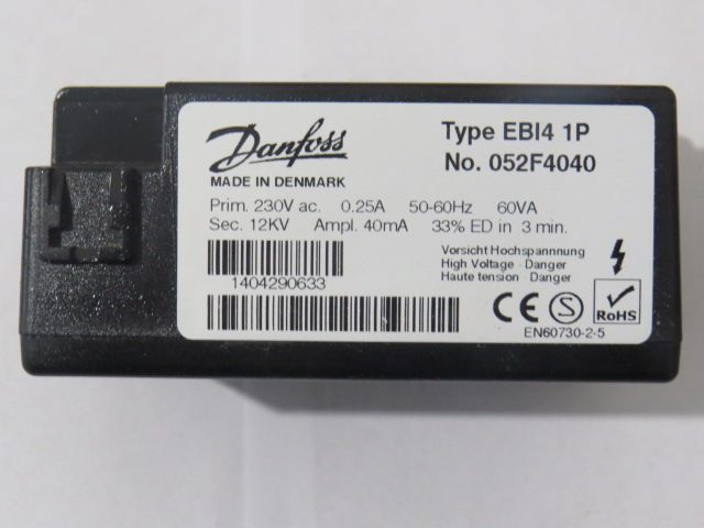 EBI4 1P NO 052F4040 DANOSS 12KV ignition transformer