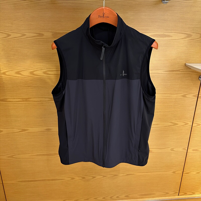 Biyinlefen Official Store Genuine Spring and Summer New Men's Fashion Versatile Casual Stand-Collar Vest Gilet