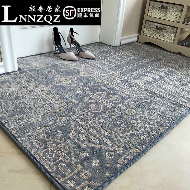 LNNZQZ in door mat Custom Entrance Mat Genguan Blanket Carpet Woven Non-slip Polygonal Brief Geometric Modern-Taobao