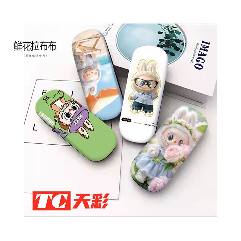 Wholesale Eyeglass Case Manufacturer Clearance Sale: High Aesthetic Value, Large Capacity, Cartoon Design, Anti-Drop, Anti-Pressure, Lightweight and Portable, Customizable with Store Name