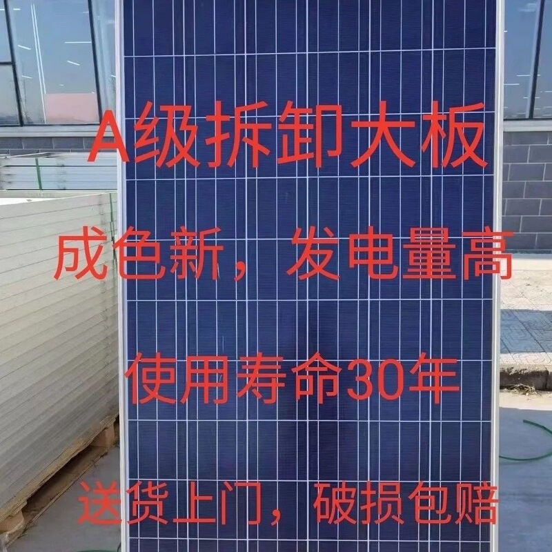Disassembly of 450-Watt Solar Panels, 12-72 Volt Battery, Home and Outdoor Use