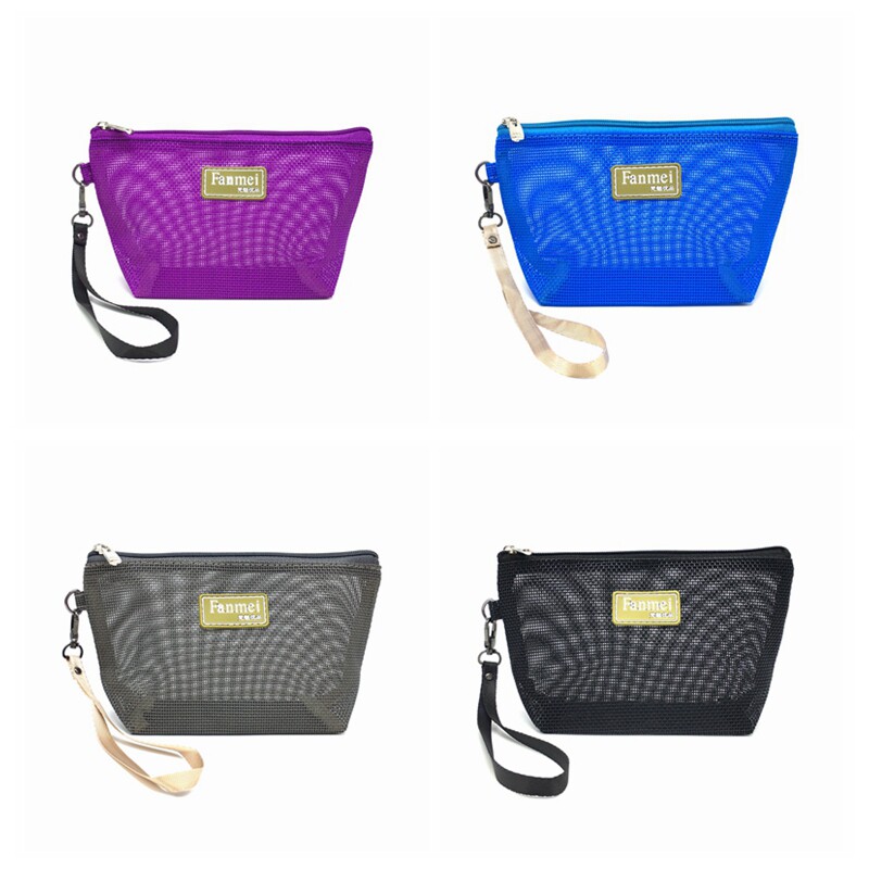 Makeup Bag Mini Woman Color Portable Hand Grab Bag Cashier Bag Travel Wash Bath Bag Fancy Cosmetic containing bag