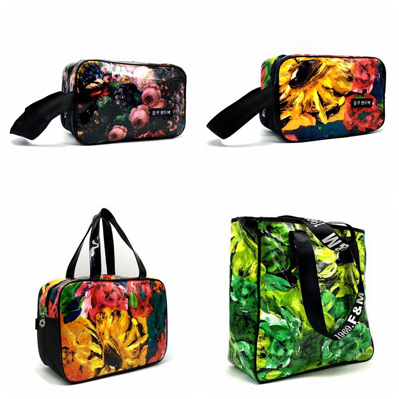 Wash bag ladies waterproof bath bag bath bag super large beach bag swimming fitness hot spring makeup storage bag