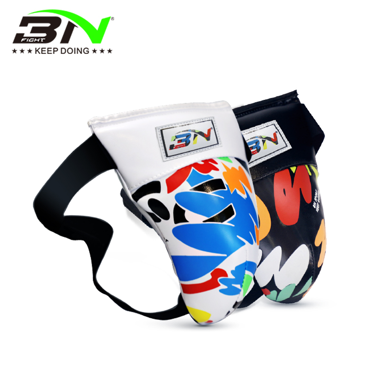 BN Boxing crotch guard artifact Male boxing yin protector Fighting Muay Thai football Taekwondo children's training sanda protective equipment