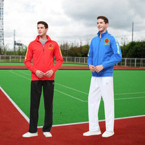 Mens and womens gateball game sportswear team costume overalls goal uniform