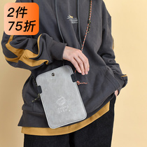 nullbag original personality youth Japan-Japan-Korea Chauchel Diagonal Satchel Bag for walking kits Cortex Dins Packets