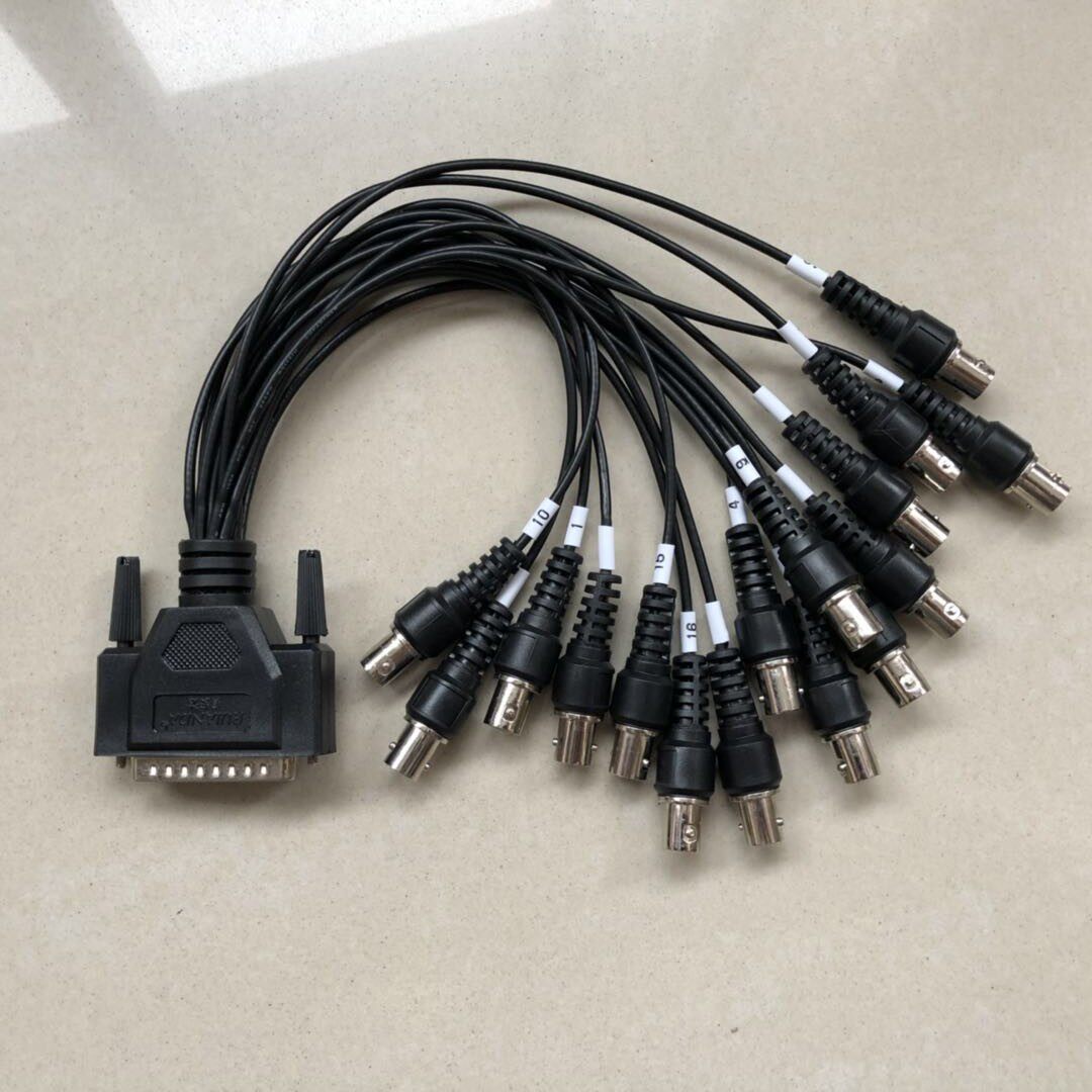 2 row 25 pin 16 video surveillance capture card tail line tail line tail line braid line line line line common 8 road 4