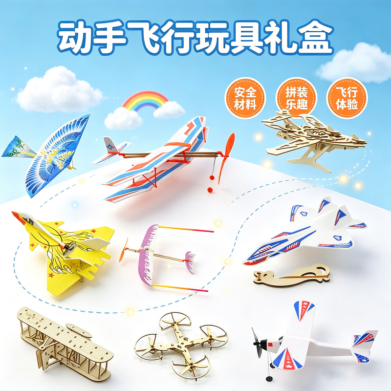 Teacher Xing's 14-Piece Airplane Model Set, Physics Experiment Teaching Aids, Children's Science Experiment Toys, Educational Enlightenment Teacher Xing's 14-Piece Airplane Model Set, Physics Experiment Teaching Aids, Children's Science Experiment Toys, Educational Enlightenment