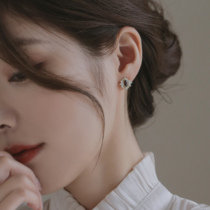 925 pure silver gilded palace vintage retro earrings antique light lavish and elegant with elegant temperament ear ornament female
