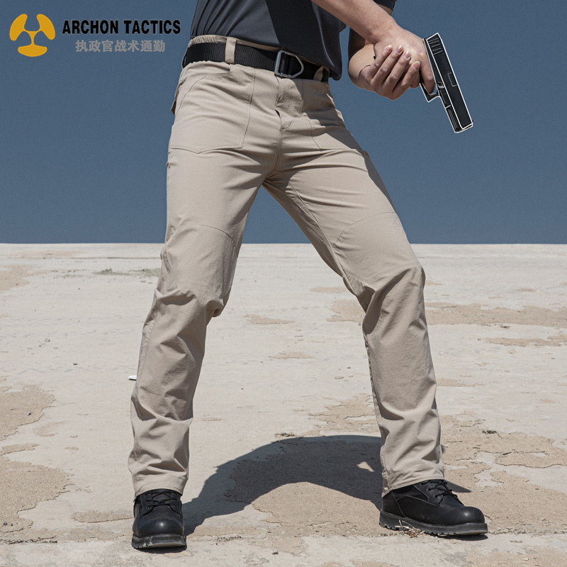 Archon tactical trousers men's summer thin fast-drying pants sunscreen fans outdoor overalls stretch fast-drying pants