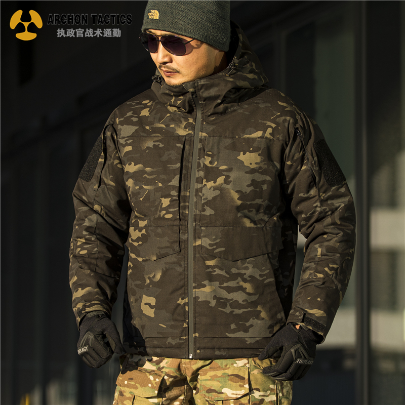 Winter ruling official Outdoor Tactical cotton clothes Men's warm waterproof Thermal Reflects Assault Jacket Coat Army Camouflage Windproof Clothes