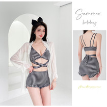 Song Zhiya Same Thousand Birds Sexy Closed Specific Bikini Resort Swimsuit Woman Han Edition Swimsuit Slim