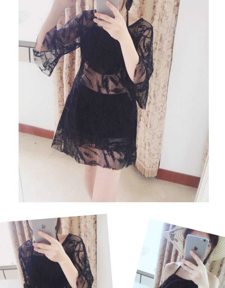 Chia áo tắm nữ ba mảnh kem chống nắng ngực nhỏ tập hợp sexy bìa bụng bảo thủ Hàn Quốc hương thơm nhỏ mùa xuân nóng bơi ăn mặc đồ bơi 2 mảnh bé gái