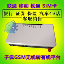 Fixed wireless platform) GSM wireless landline converter) CDMA card to wired telephone equipment SIM Shi Zhenru