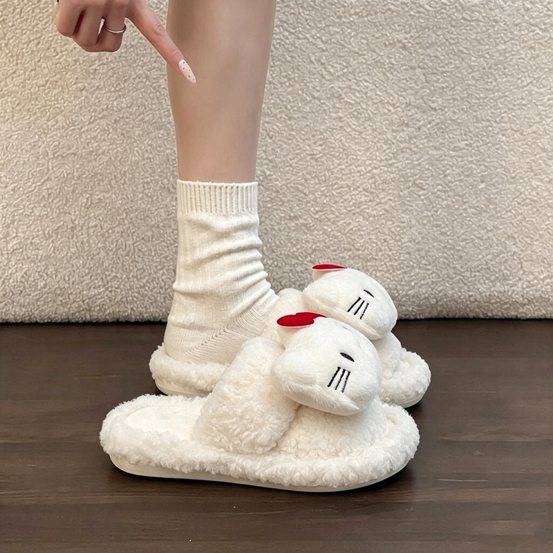 Cute Cartoon Furry Slippers for Women 2026 New Model Can Be Worn Outside, Soft, Cute, Comfortable and Warm, Home Cotton Slippers for Women in Autumn and Winter Cute Cartoon Furry Slippers for Women 2026 New Model Can Be Worn Outside, Soft, Cute, Comfortable and Warm, Home Cotton Slippers for Women in Autumn and Winter