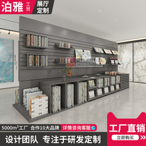 New combination cabinet display rack tile display rack wooden floor display rack tile wooden door sample display rack vertical floor-standing