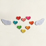 Fengxi Creative Diy вышиваемая наклейка на стикеру патч патч, милые, простые универсальные крылья